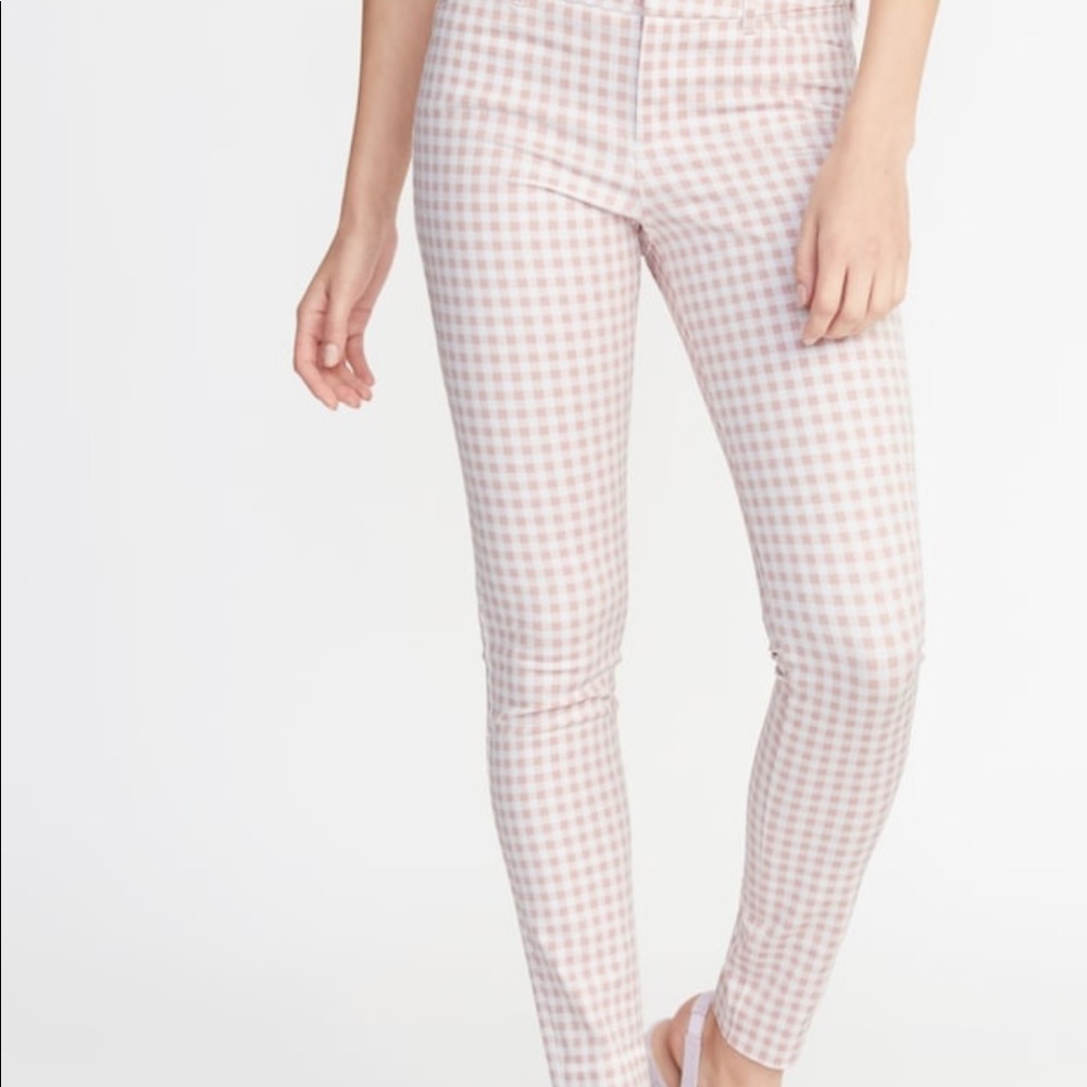 Old navy pixie pink gingham NWT sz 10